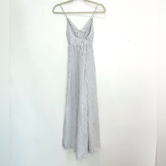 NWT J. Crew Cross-back beach dress in striped linen-cotton blend - Picture 8 of 10